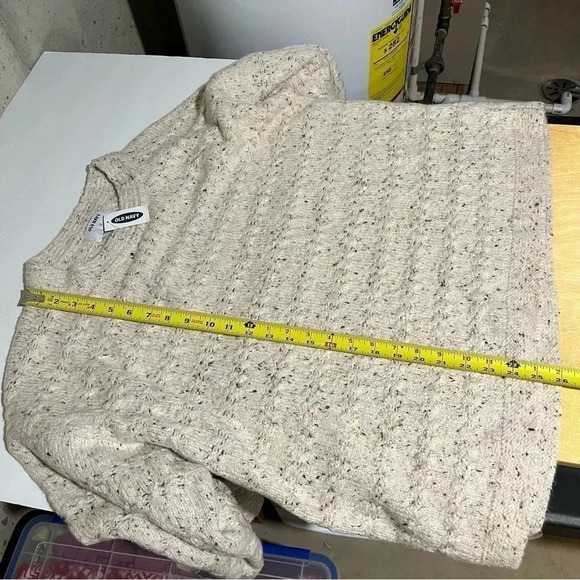 Old Navy women's sz XL Tall crewneck sweater NWT Open Knit Chunky - Picture 8 of 9